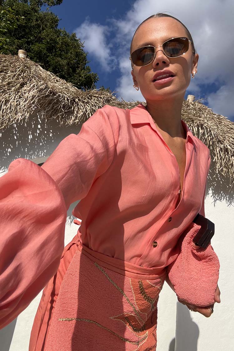 NEVER FULLY DRESSED Coral Miley Shirt