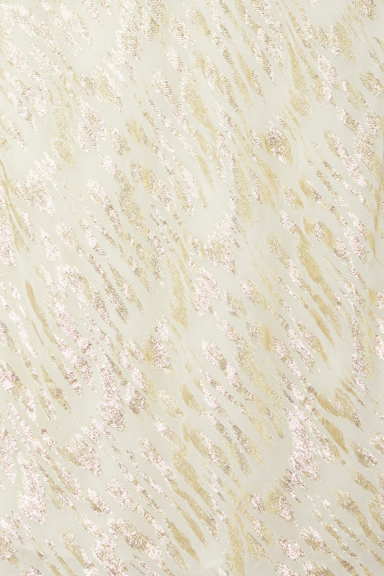 NEVER FULLY DRESSED Cream Jacquard Tilda Mini Dress