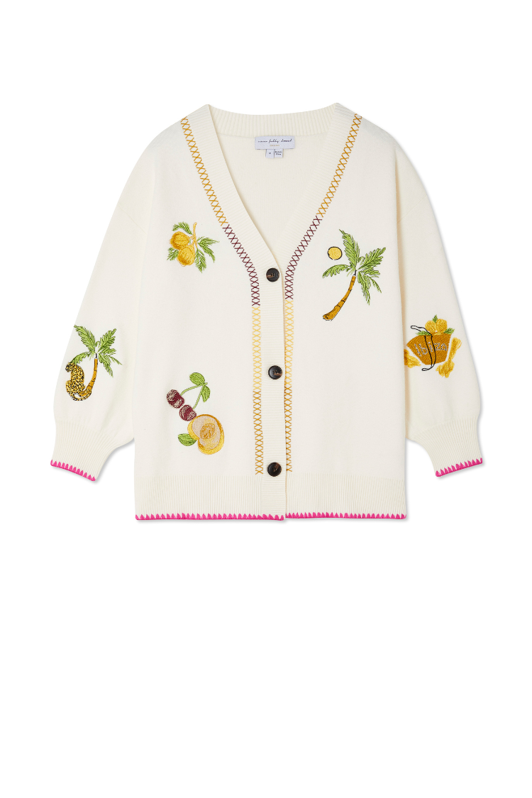NEVER FULLY DRESSED Cream Ibiza Martha Cardigan