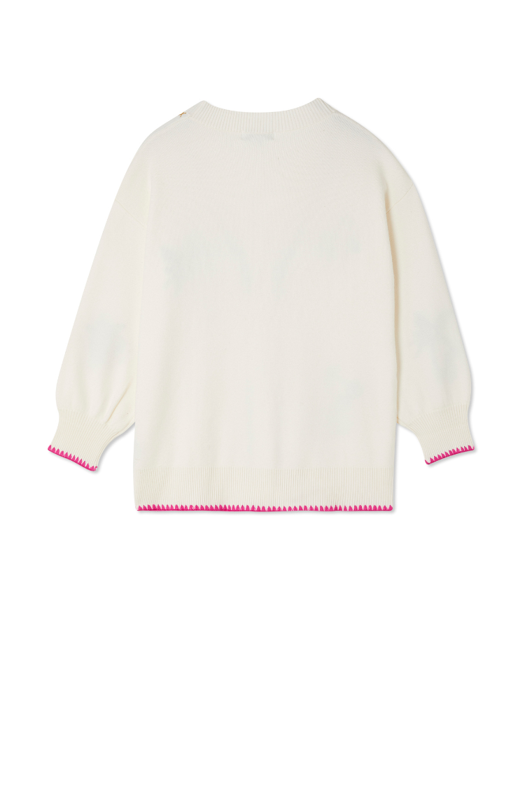 NEVER FULLY DRESSED Cream Ibiza Martha Cardigan