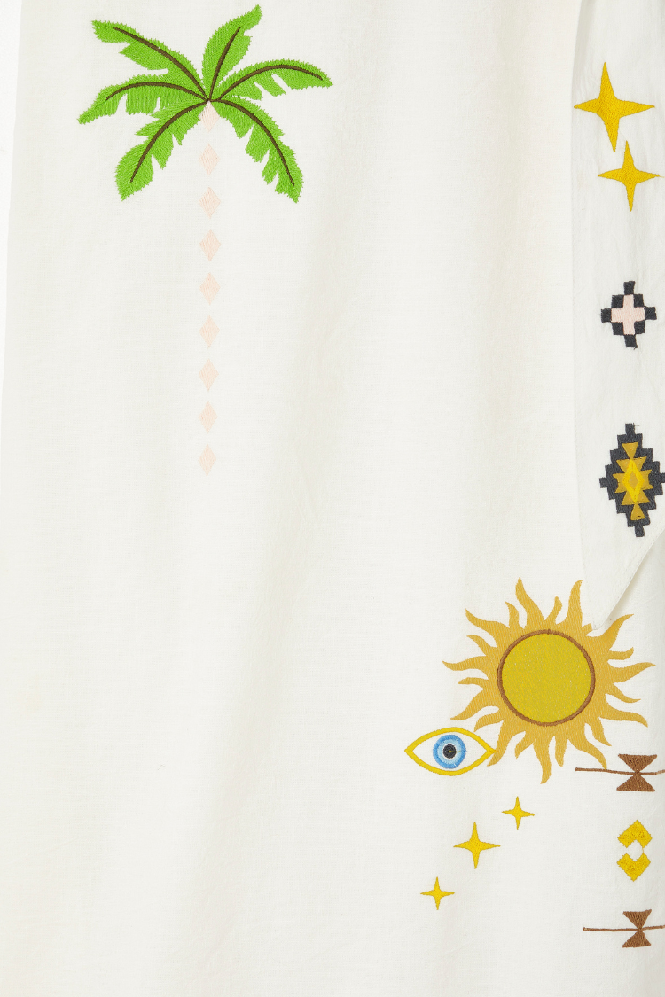 NEVER FULLY DRESSED Cream Sunshine Jaspre Skirt