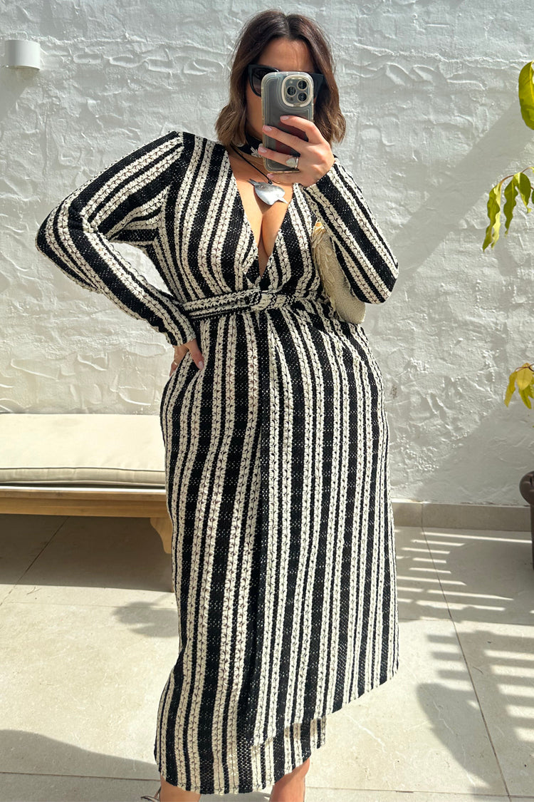 NEVER FULLY DRESSED Crochet Wrap Dress