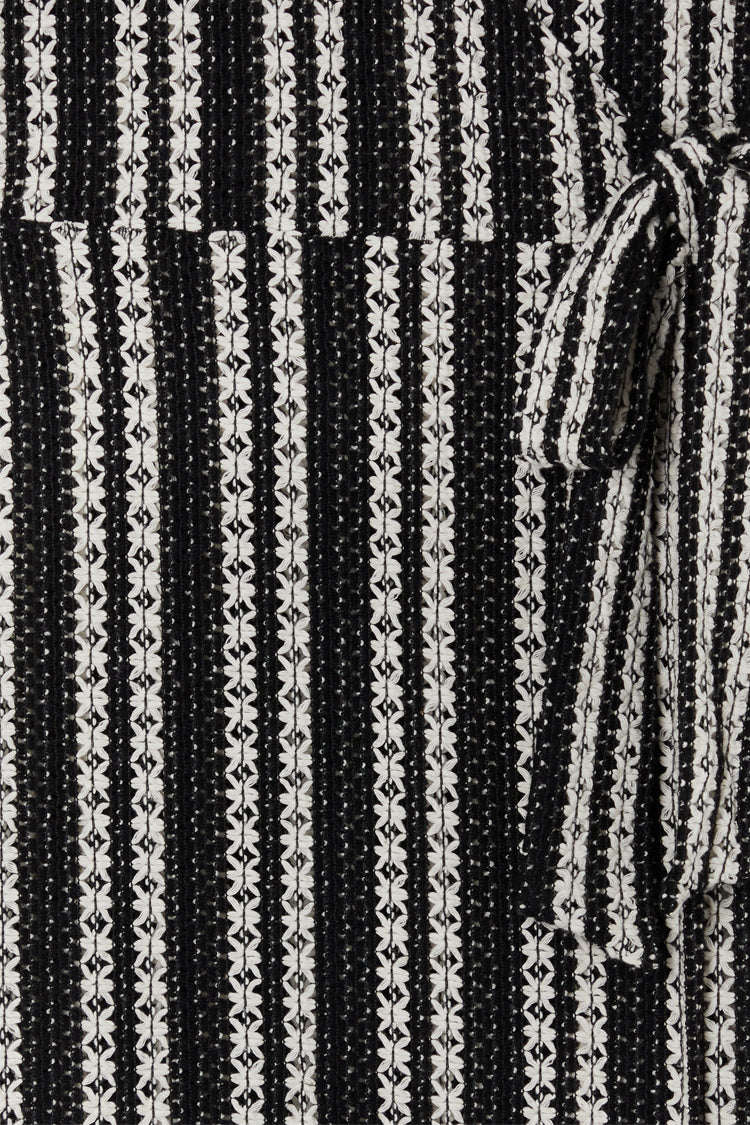NEVER FULLY DRESSED Crochet Wrap Dress