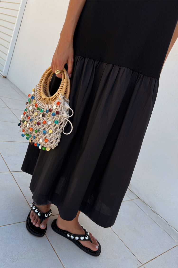 NEVER FULLY DRESSED Black Darcy Dress