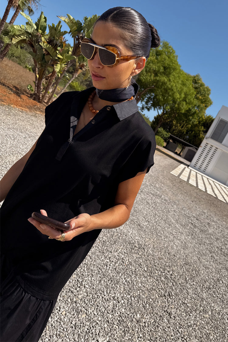 NEVER FULLY DRESSED Black Darcy Dress