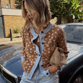 NEVER FULLY DRESSED Deer Print Hollie Cardigan