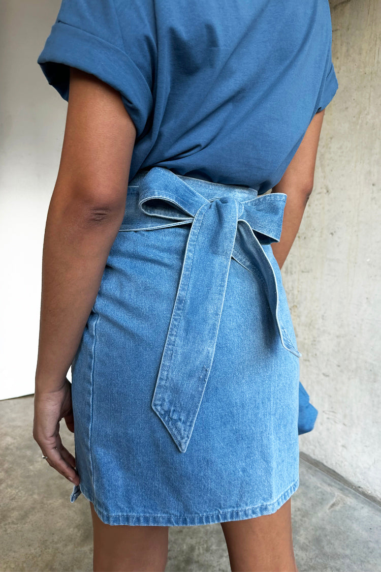 NEVER FULLY DRESSED Denim Mini Jaspre Skirt