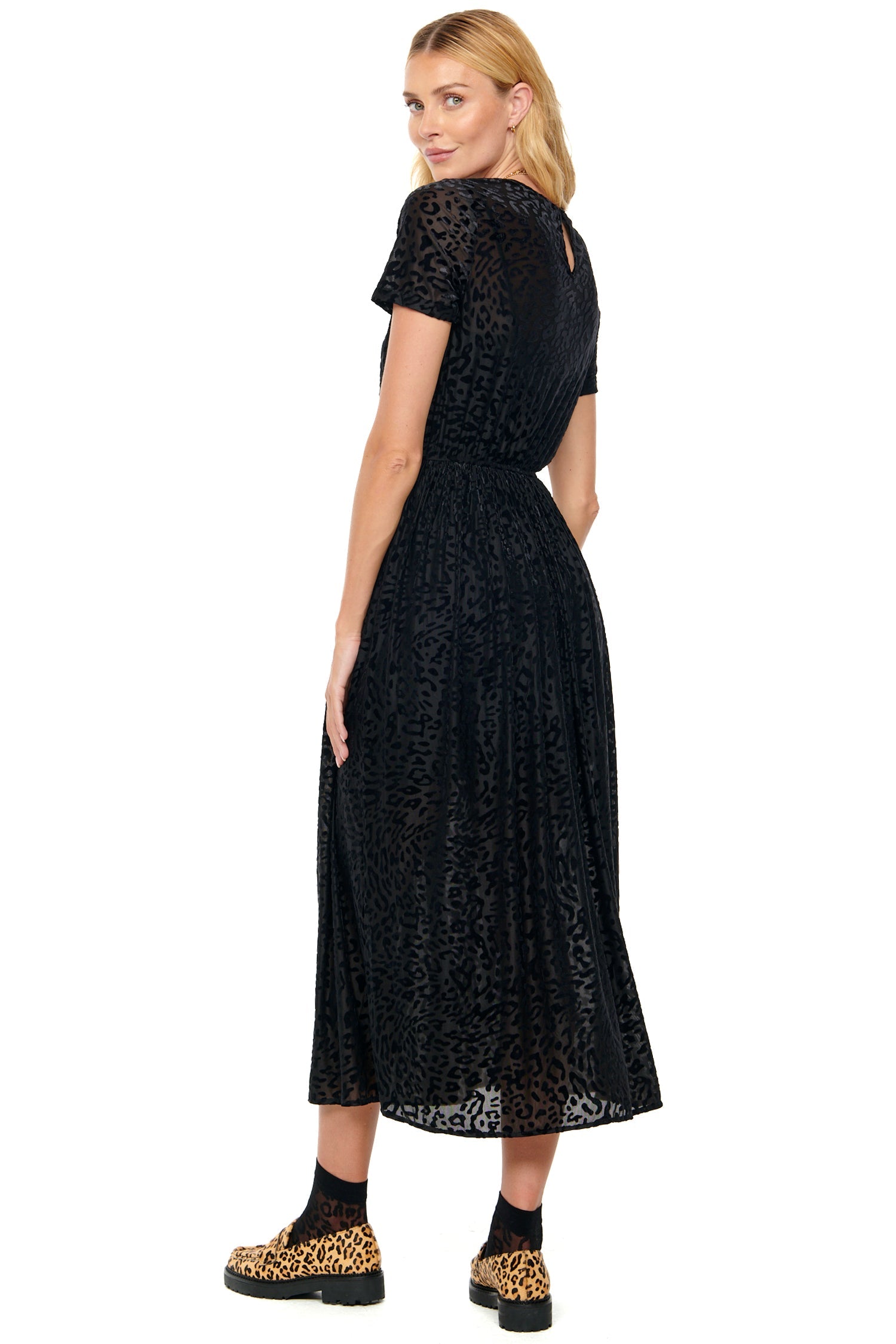  Black Animal Devoree Dress