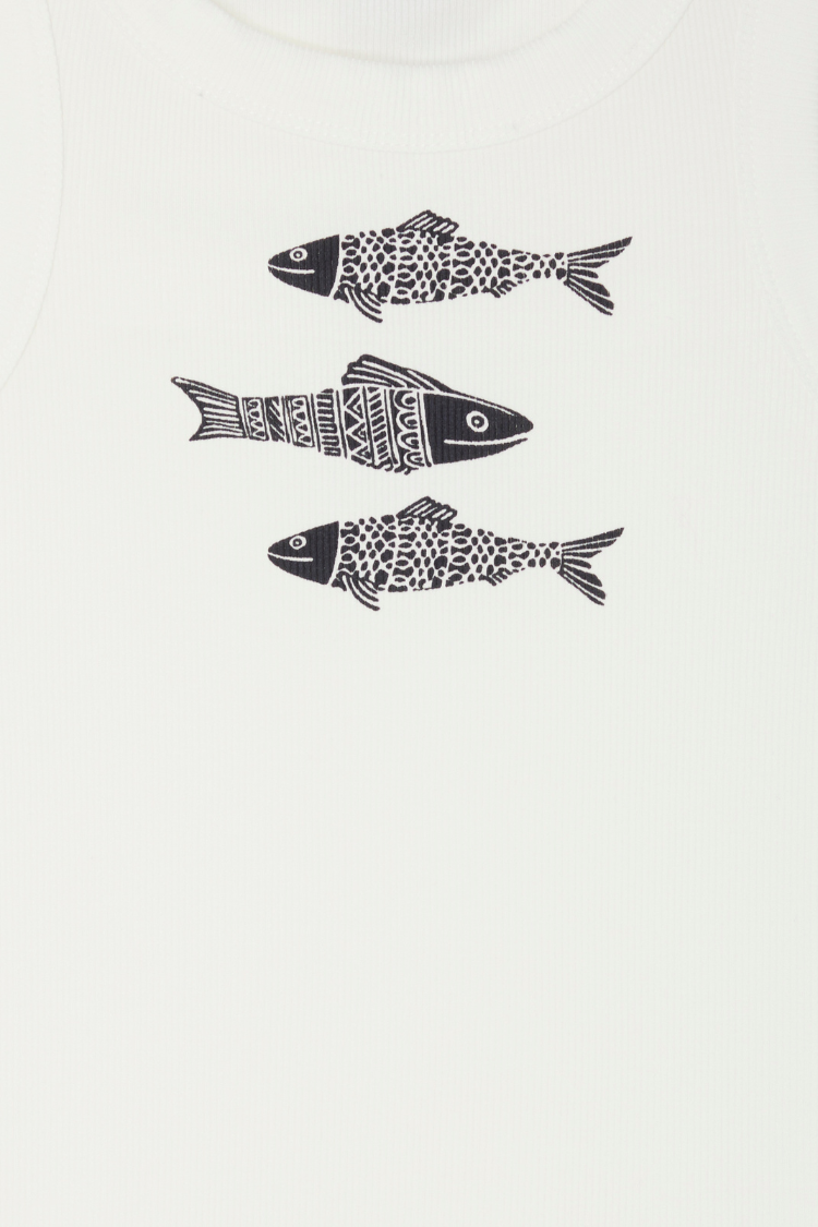 NEVER FULLY DRESSED Fish Tank Top