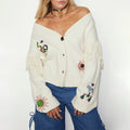 NEVER FULLY DRESSED Cream Mystical Cardigan