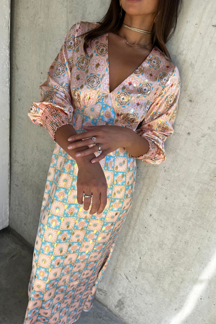 NEVER FULLY DRESSED Pastel Geo Clash Louella Dress