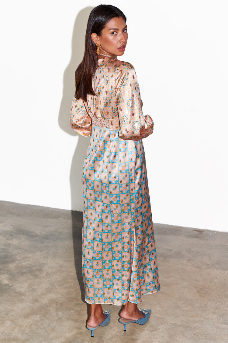 NEVER FULLY DRESSED Pastel Geo Clash Louella Dress