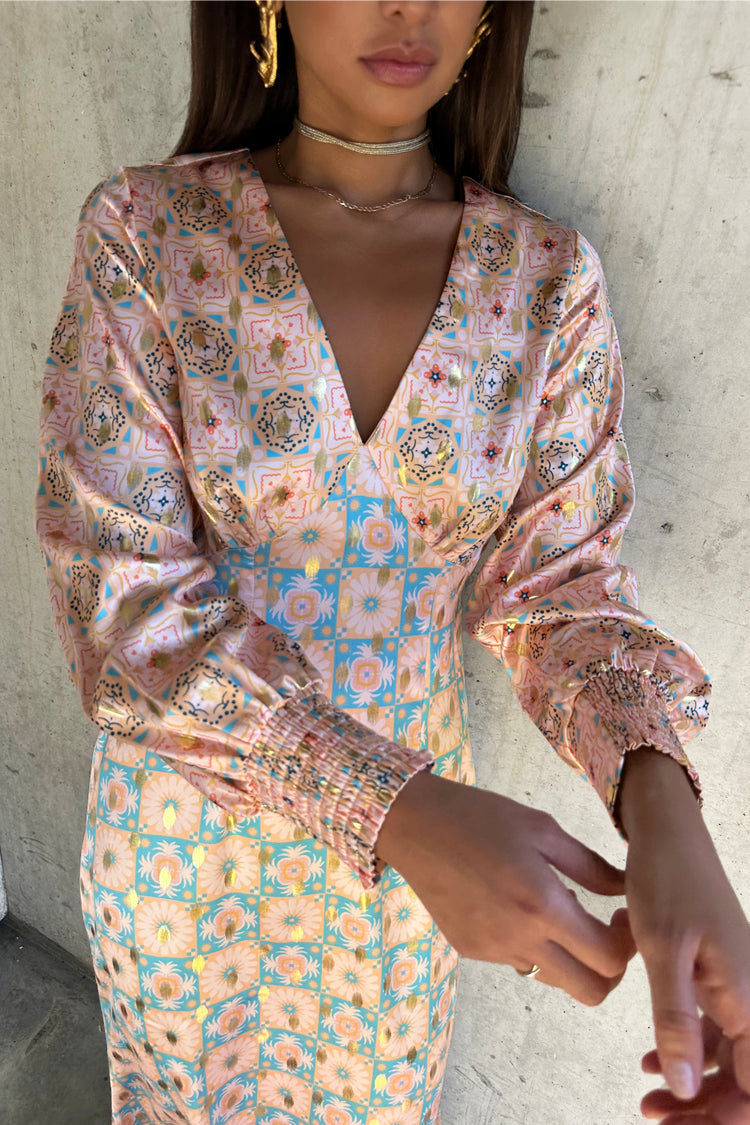 NEVER FULLY DRESSED Pastel Geo Clash Louella Dress