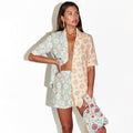 NEVER FULLY DRESSED Pastel Geo Clash Elissa Shorts