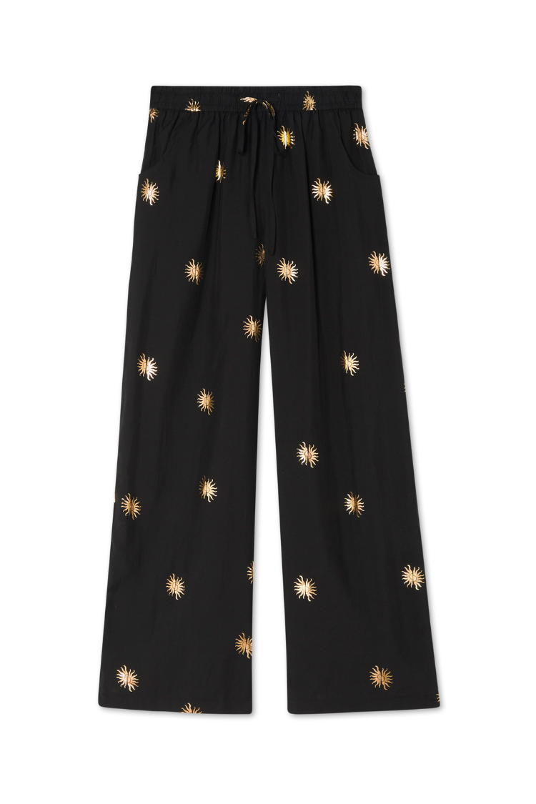 NEVER FULLY DRESSED Gold Sun Elissa Trousers Petite