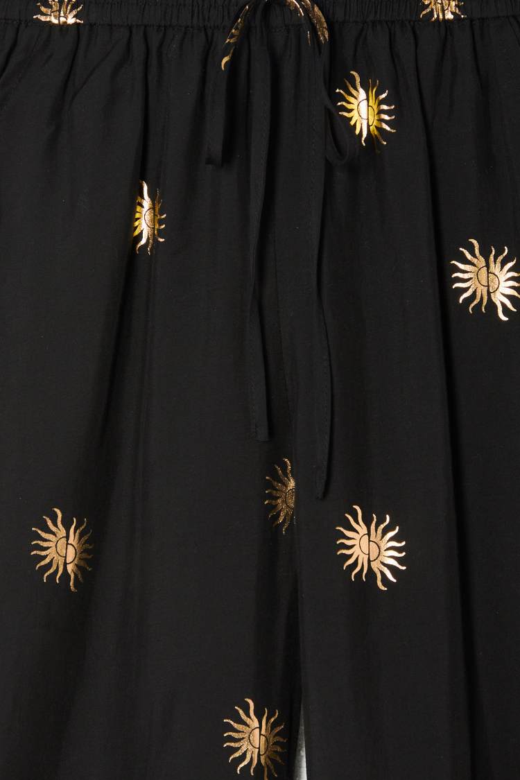 NEVER FULLY DRESSED Gold Sun Elissa Trousers Petite