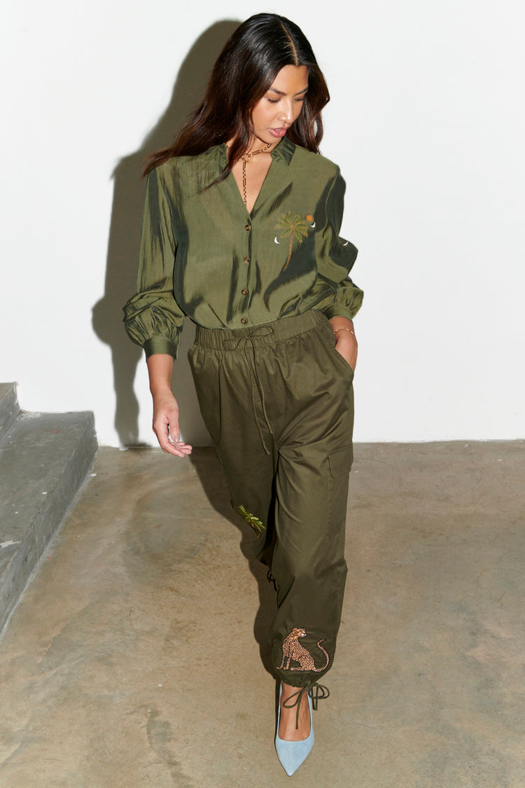  Khaki Running Wild Miley Shirt