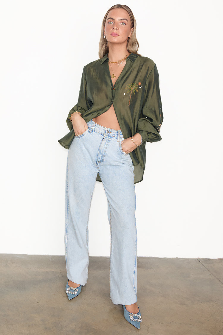  Khaki Running Wild Miley Shirt
