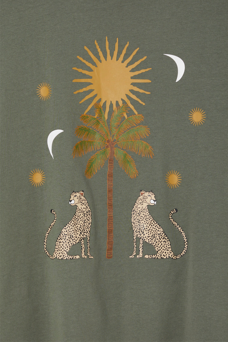 NEVER FULLY DRESSED Khaki Running Wild T-Shirt