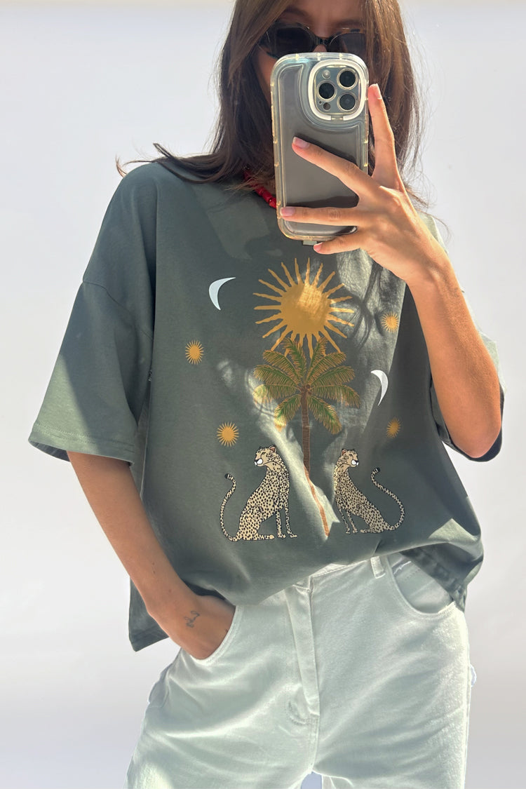 NEVER FULLY DRESSED Khaki Running Wild T-Shirt