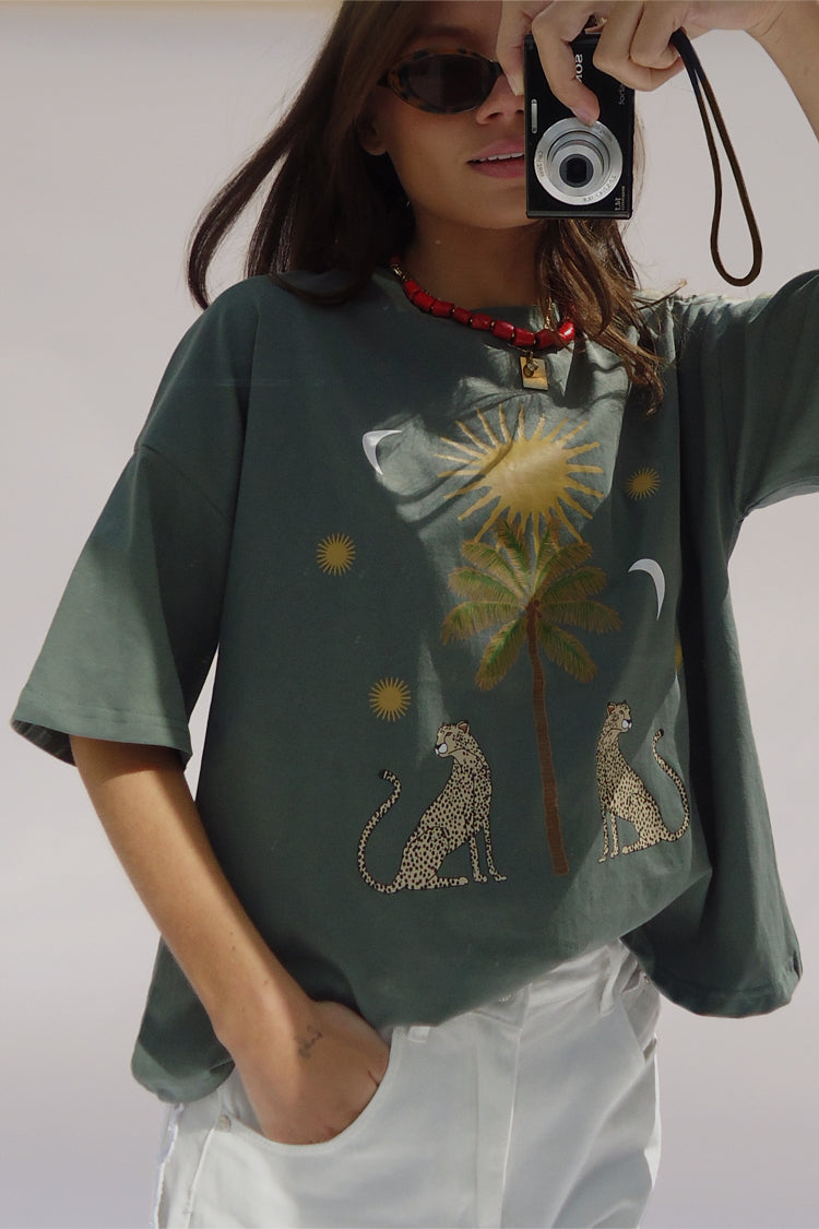 NEVER FULLY DRESSED Khaki Running Wild T-Shirt