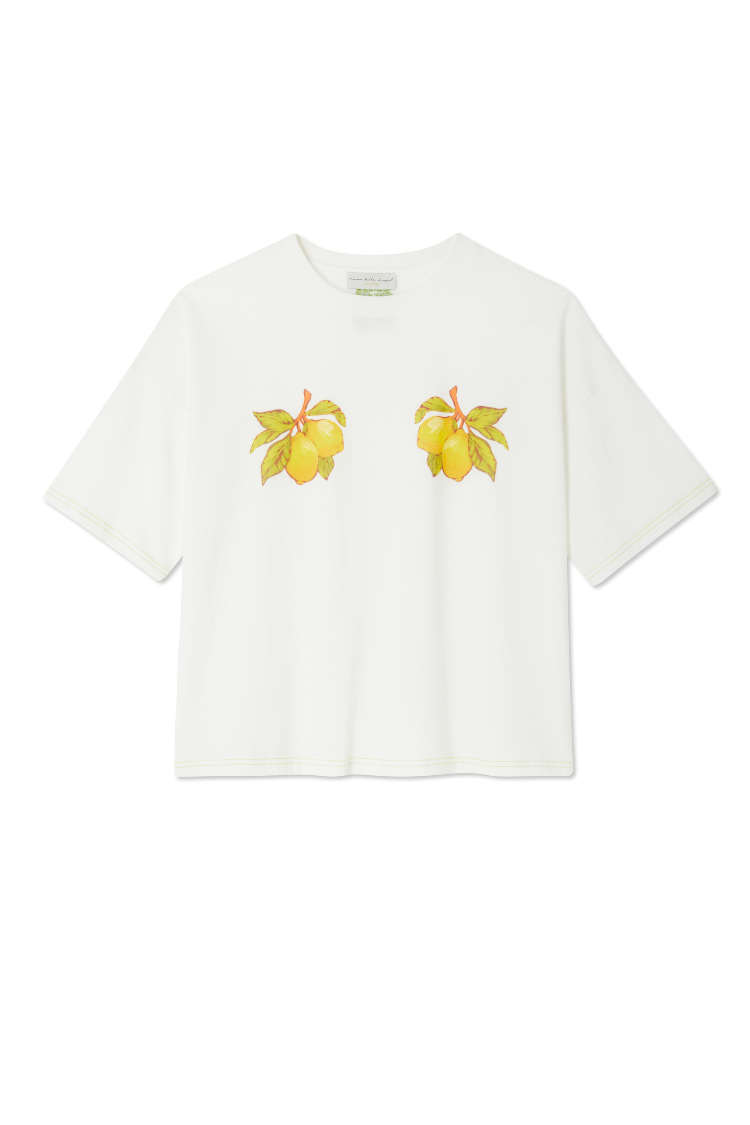 NEVER FULLY DRESSED Lemon Boob T-shirt