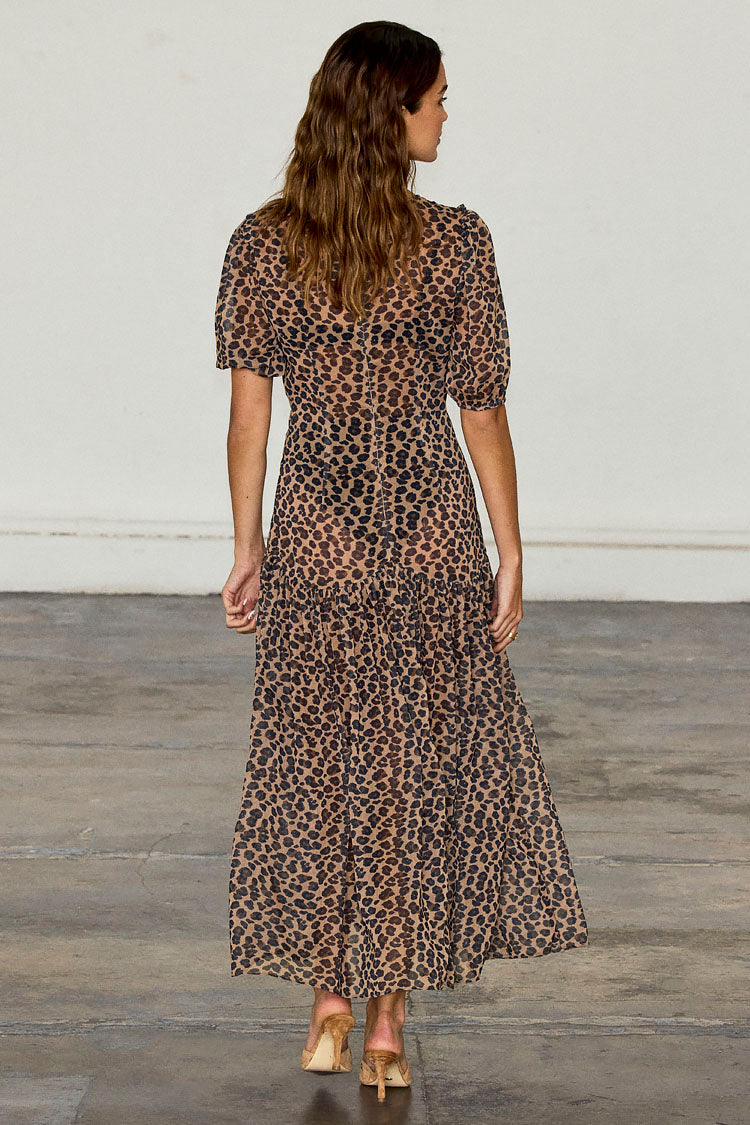 NEVER FULLY DRESSED Leopard Lucia Dress