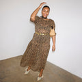 NEVER FULLY DRESSED Leopard Lucia Dress