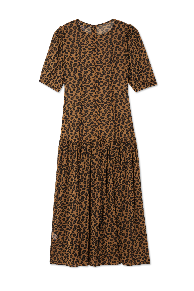 NEVER FULLY DRESSED Leopard Lucia Dress