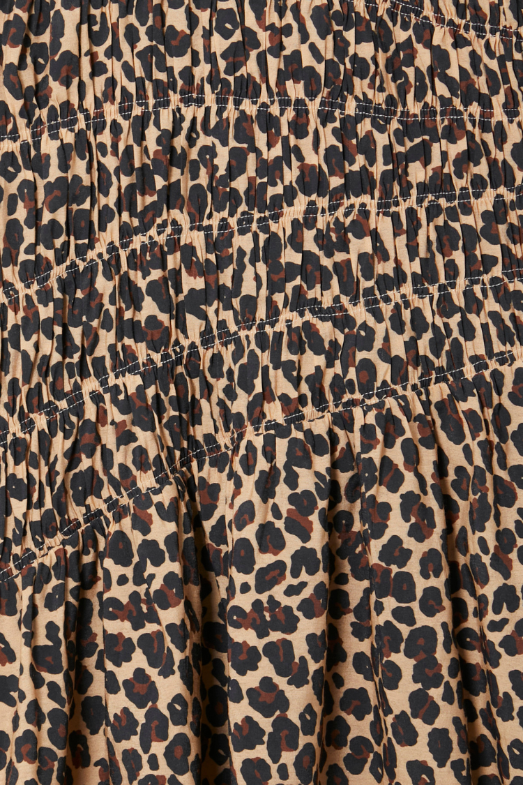 NEVER FULLY DRESSED Leopard Mini Nara Dress