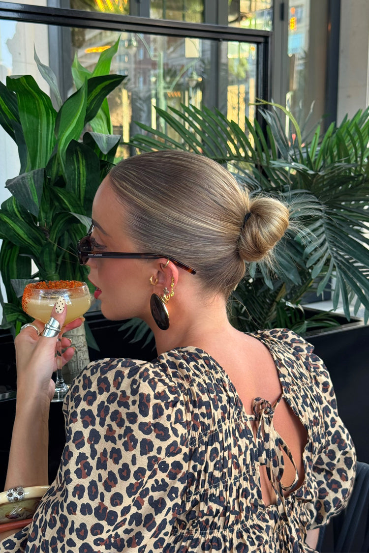 NEVER FULLY DRESSED Leopard Mini Nara Dress
