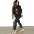 NEVER FULLY DRESSED Black Running Wilder Sweatshirt
