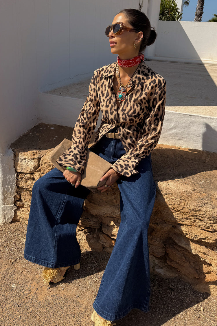 NEVER FULLY DRESSED Leopard Shirt