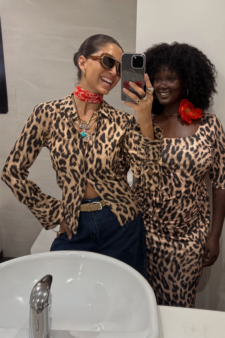 NEVER FULLY DRESSED Leopard Shirt