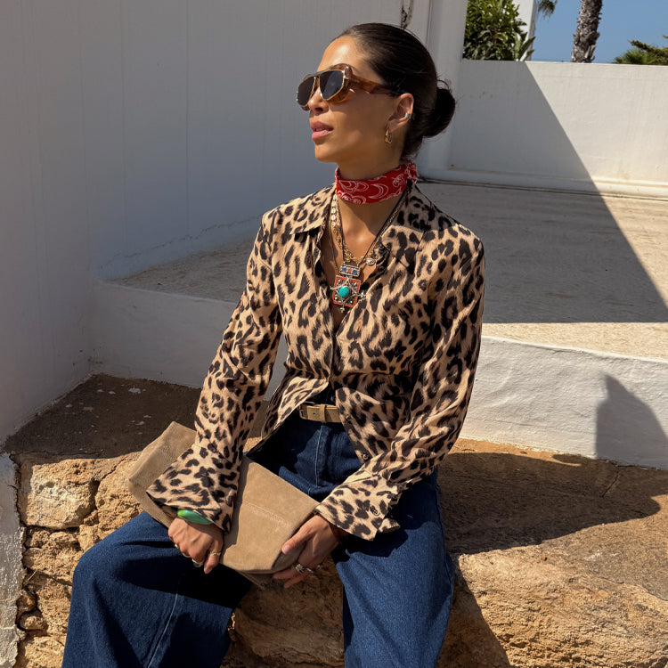 NEVER FULLY DRESSED Leopard Shirt