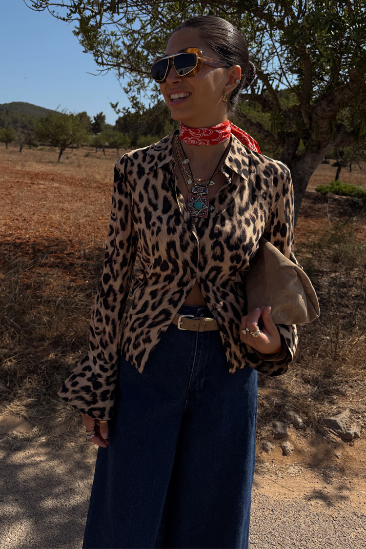 NEVER FULLY DRESSED Leopard Shirt