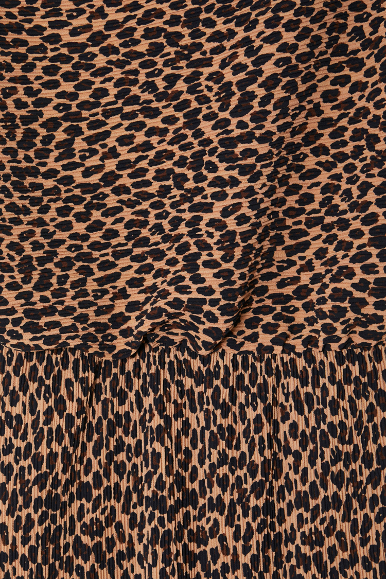 NEVER FULLY DRESSED Lucia Leopard Tilly Dress