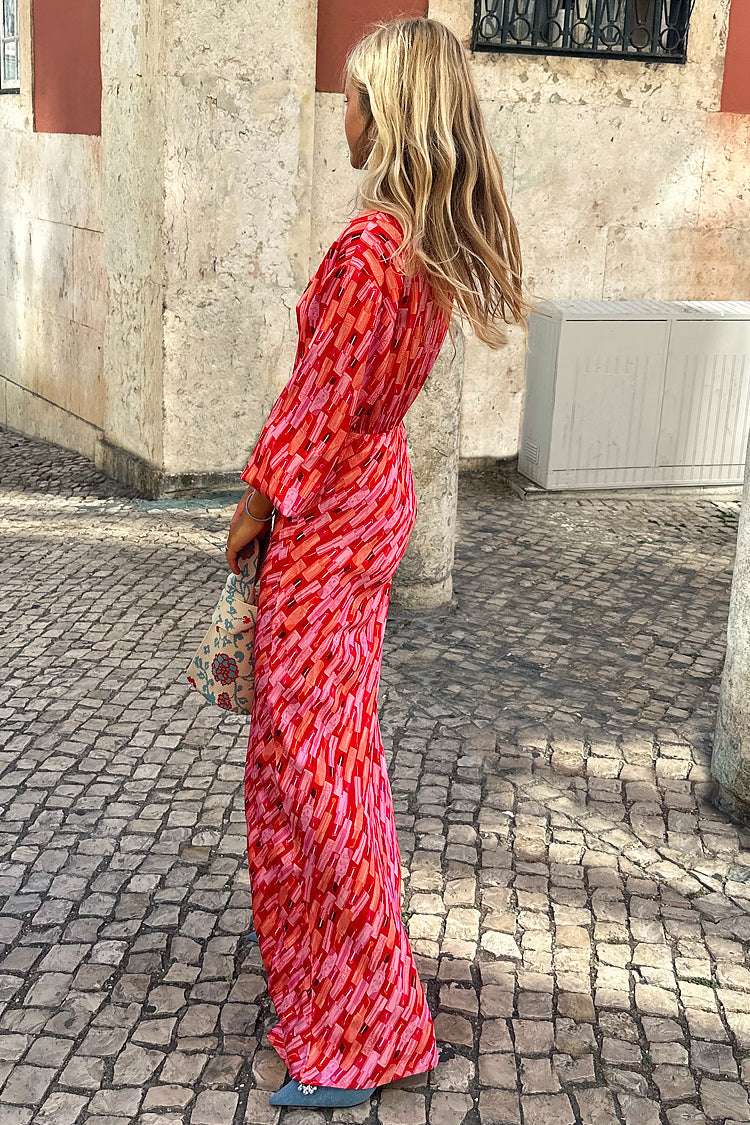 NEVER FULLY DRESSED Red Lipstick Emma Dress Petite