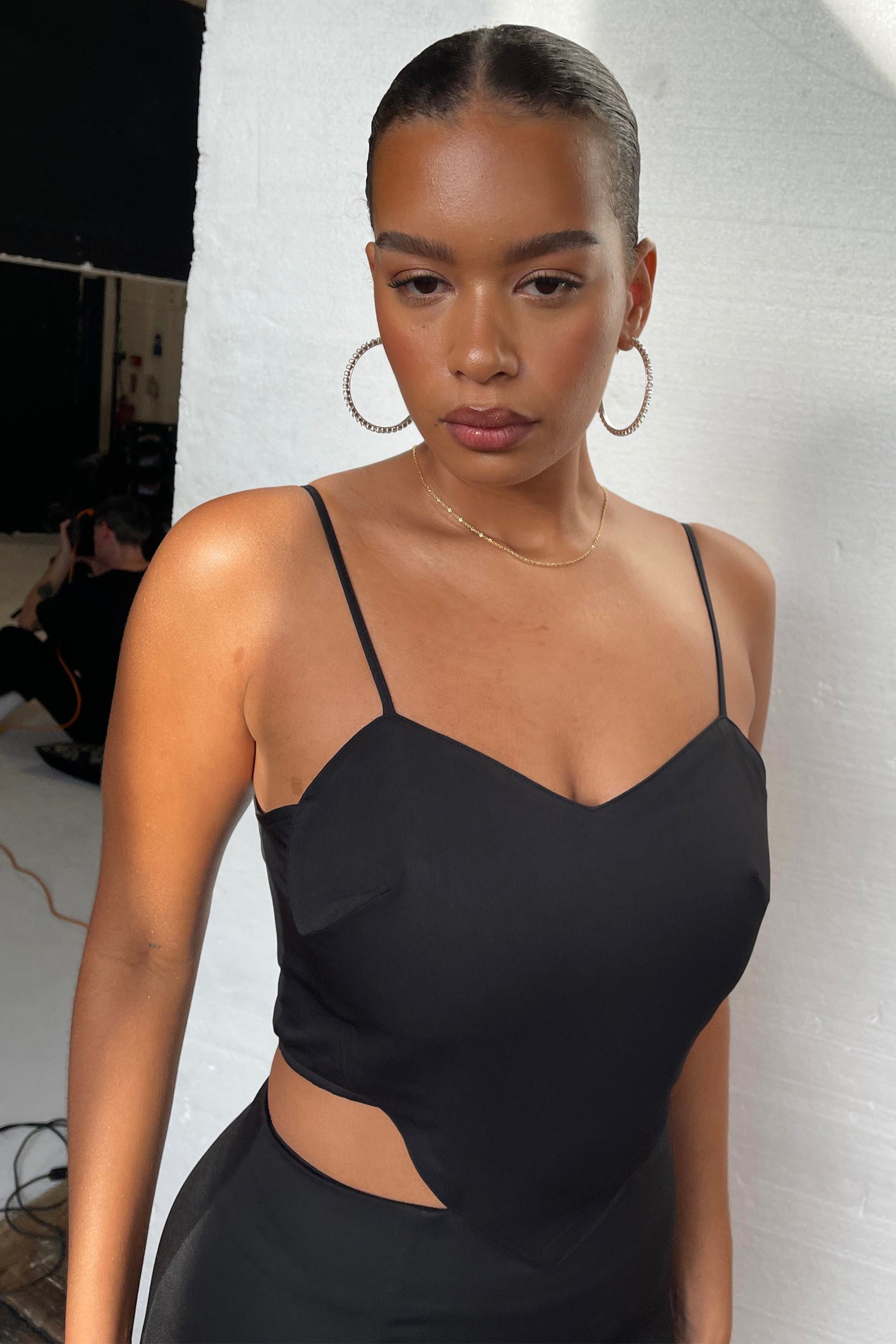  Black Love Story Mini Dress