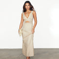 NEVER FULLY DRESSED Stone Mimi Dress