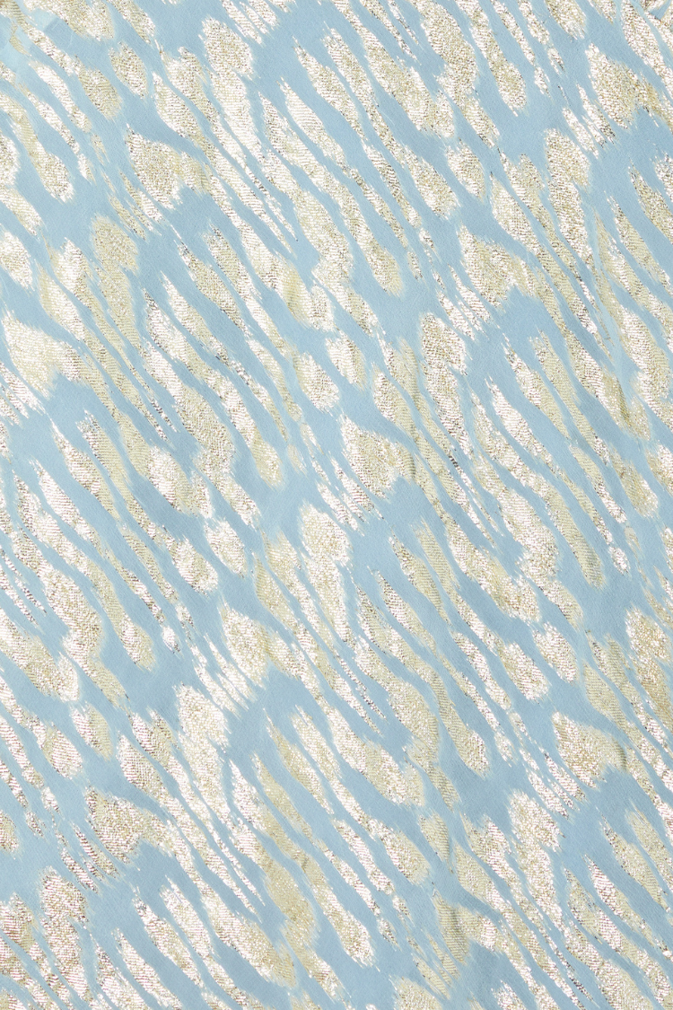 NEVER FULLY DRESSED Blue Jacquard Mini Tilda