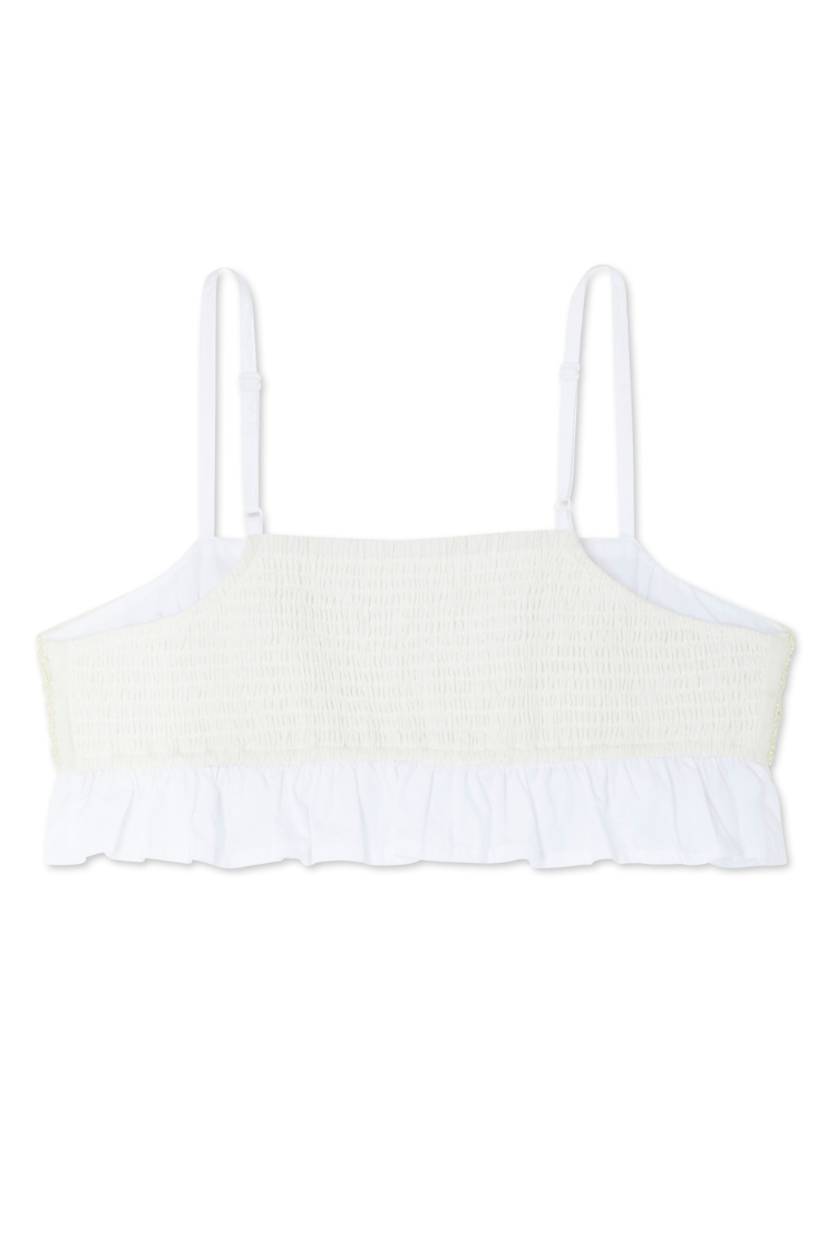 NEVER FULLY DRESSED Cream Mirror Gabbi Top