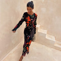 NEVER FULLY DRESSED Night Garden Gaia Plisse Dress