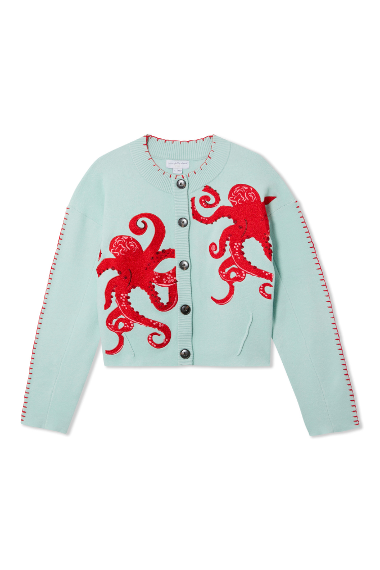 NEVER FULLY DRESSED Octopus Cardigan