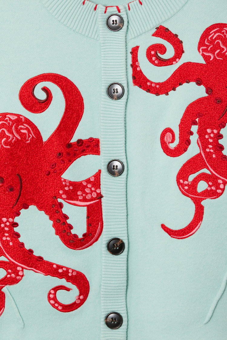 NEVER FULLY DRESSED Octopus Cardigan