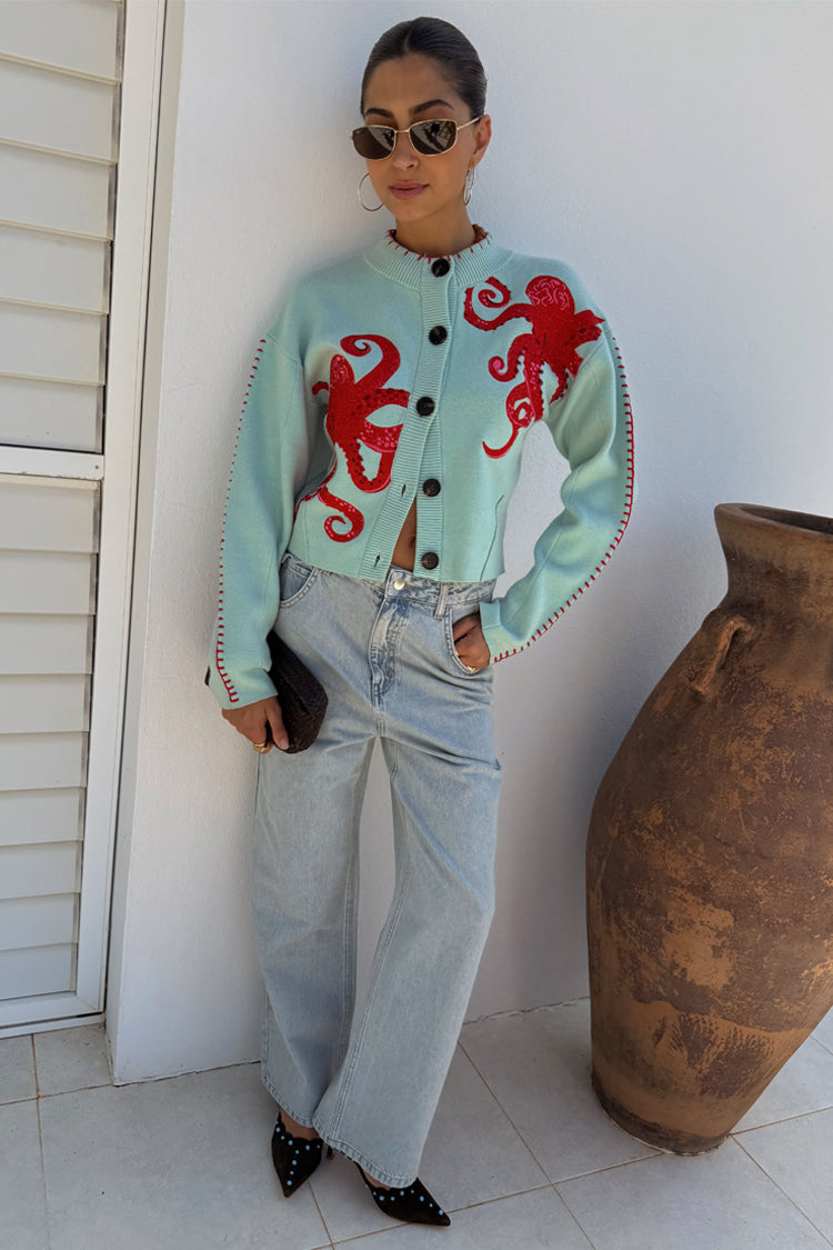 NEVER FULLY DRESSED Octopus Cardigan