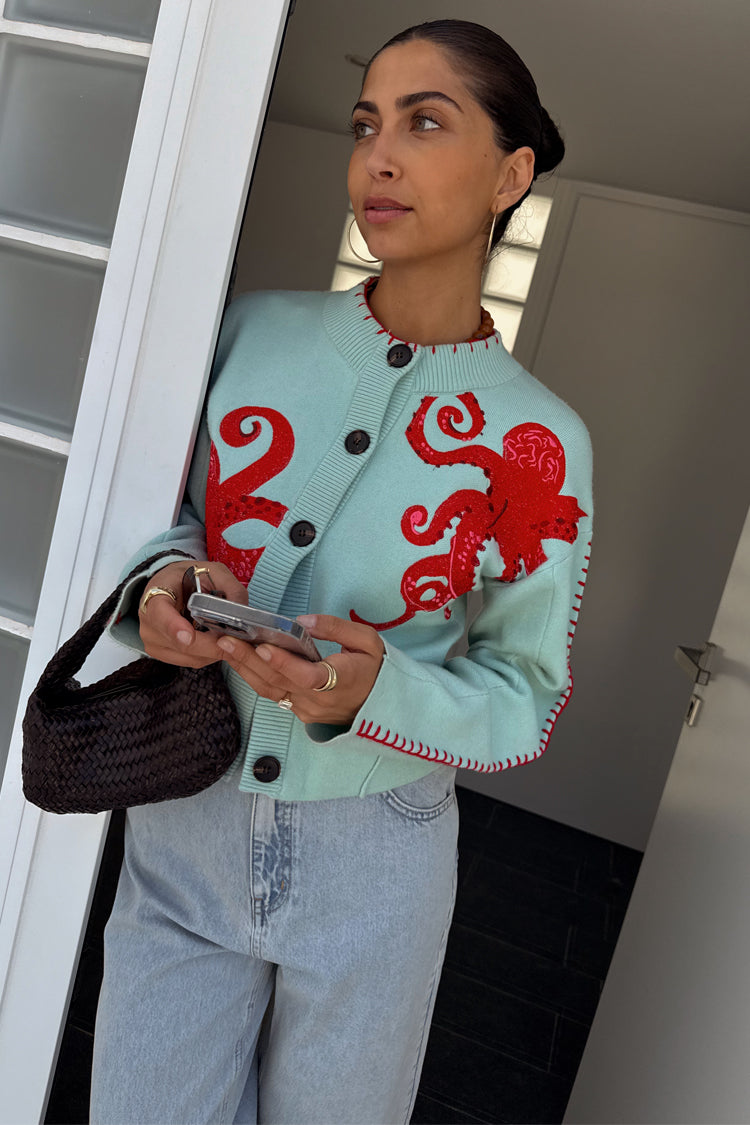 NEVER FULLY DRESSED Octopus Cardigan