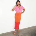 NEVER FULLY DRESSED Pink Ombre Elodie Dress