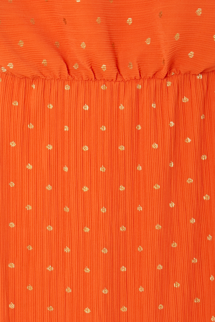NEVER FULLY DRESSED Orange Tilly Dress