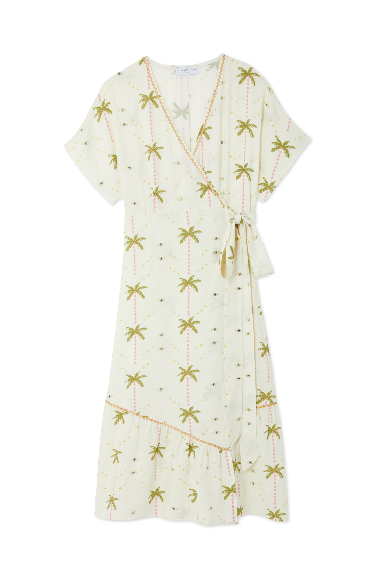 NEVER FULLY DRESSED Palm Harley Wrap Dress